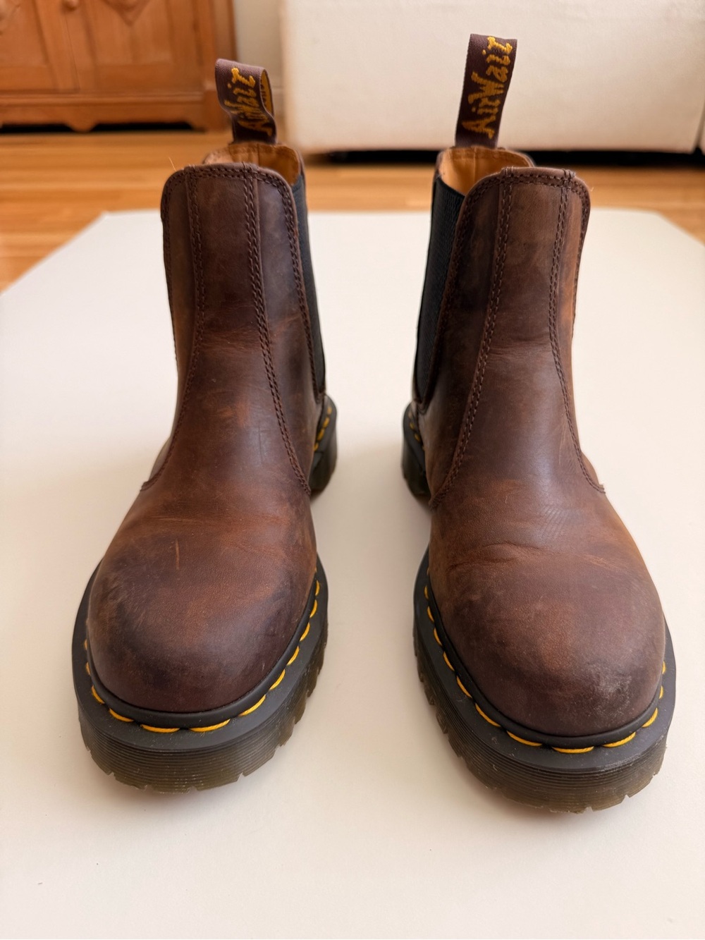 Dr Martens 2976 Bex Crazy Horse Chelsea Boots - Picture 3 of 9